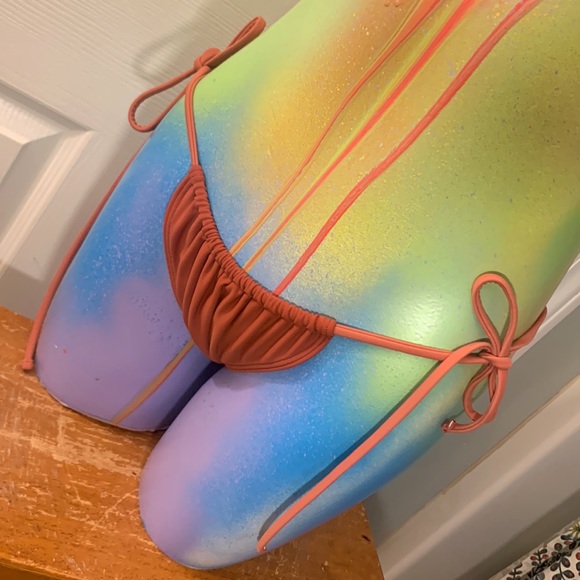 ABERCROMBIE & FITCH High Low Slink Bathing Suit Bikini Bottoms - Picture 6 of 7